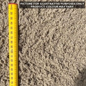 Premium Silica Sand Shown With Scale
