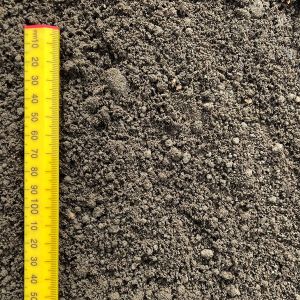 Screened Topsoil Shown With Scale