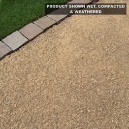 Heritage Self Binding Gravel Shown Wet, Compacted & Weathered