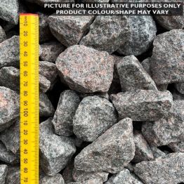 Rail Ballast Shown With Scale