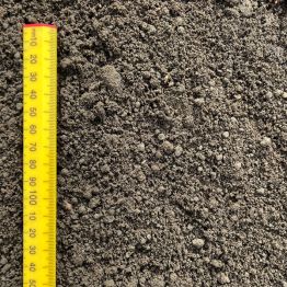 Screened Topsoil Shown With Scale