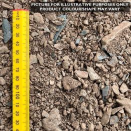 Type 1 Sub Base Shown With Scale