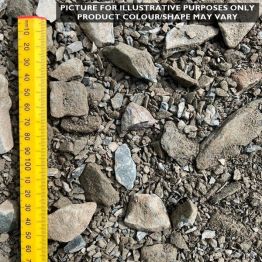 Type 3 Sub Base Shown With Scale