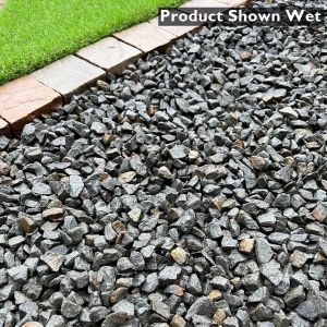 20mm Blue Pennant Chippings Shown Wet