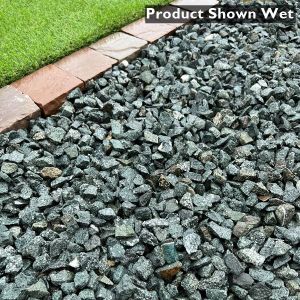 20mm Cambrian Green Chippings Shown Wet