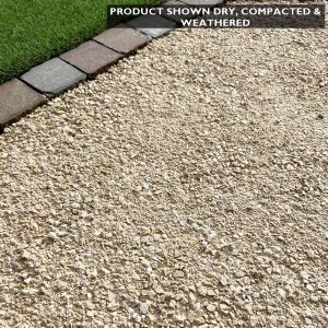 York Cream Path Topping Shown Dry, Compacted & Weathered