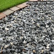 20mm Blue Ice Chippings Shown Wet