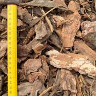 Premium Pine Bark Used On A Border