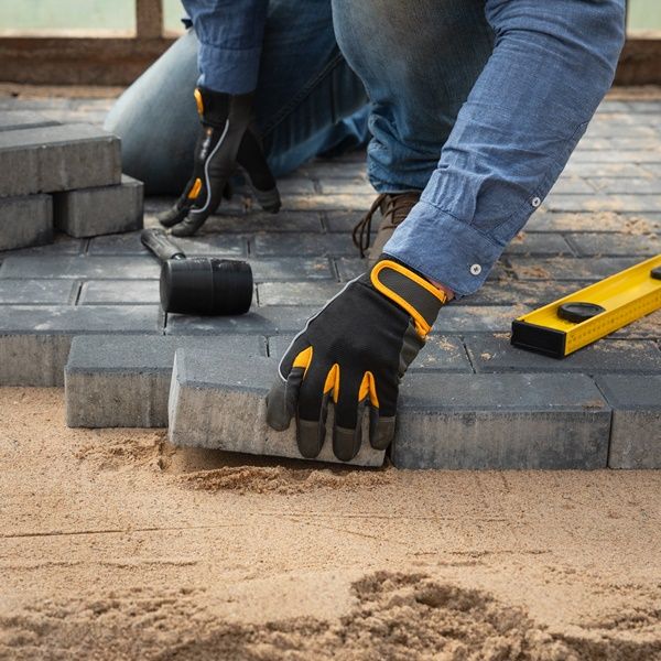 Man Working On Flooring